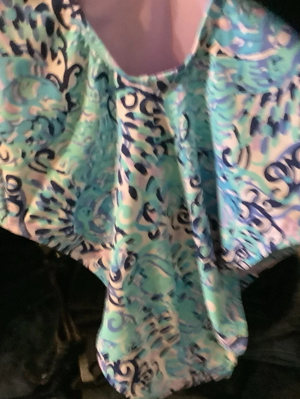 Lilly Pulitzer Light Aqua Spritz‎ Araza One-Piece